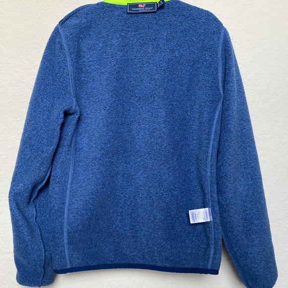 Vineyard vines Boys' Harbor Fleece Shep Shirt - Picture 6 of 7